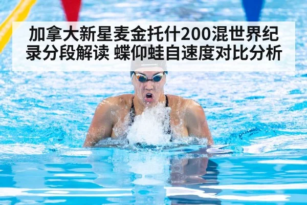 加拿大新星麦金托什200混世界纪录分段解读 蝶仰蛙自速度对比分析